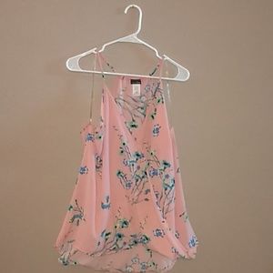 Zenobia 3X sleeveless floral top